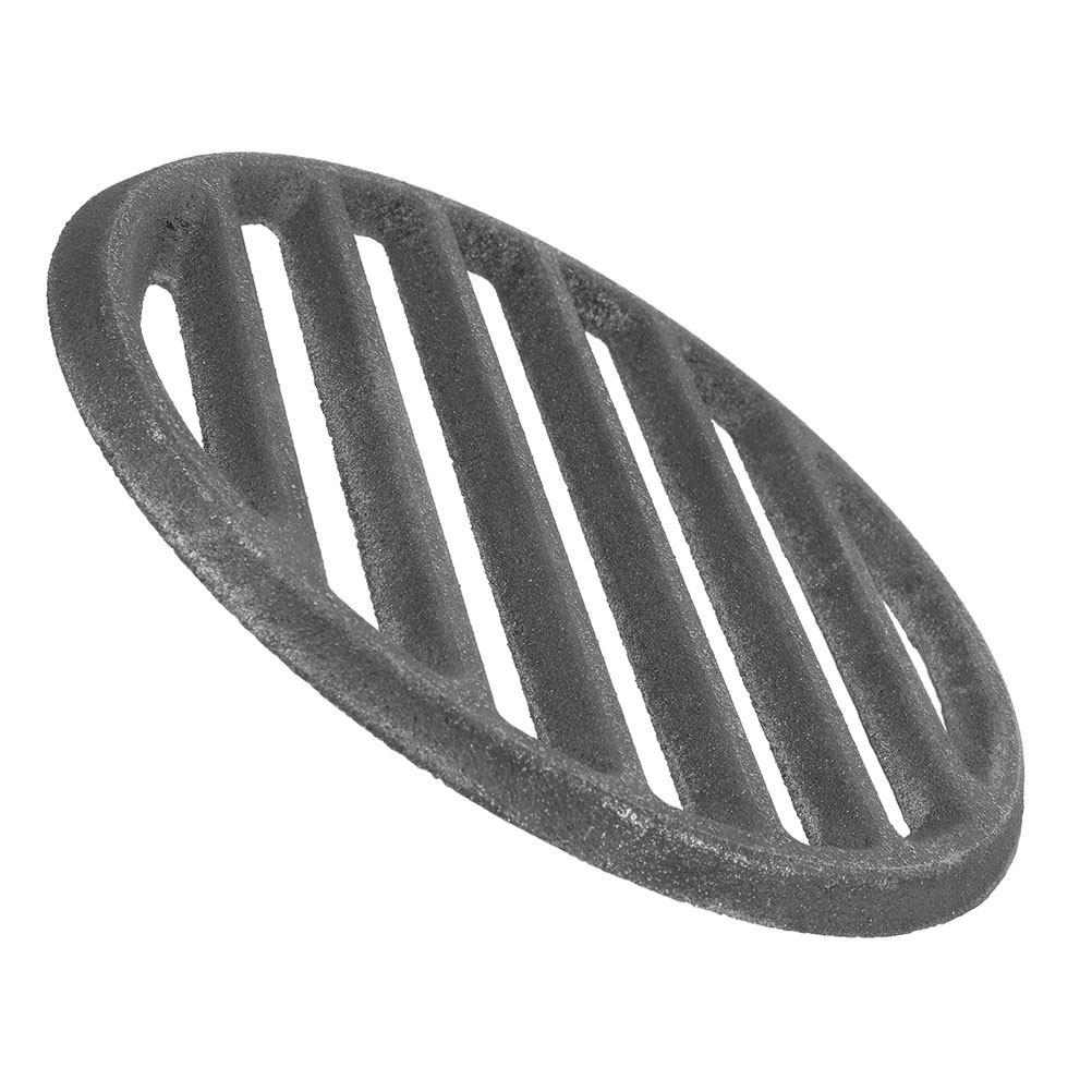 Camping Cooking Grate - 鉄製BBQグリル網、炭火焚き火台グリル網、屋外調理、裏庭キャンプ用、13cm鋳鉄製調理網