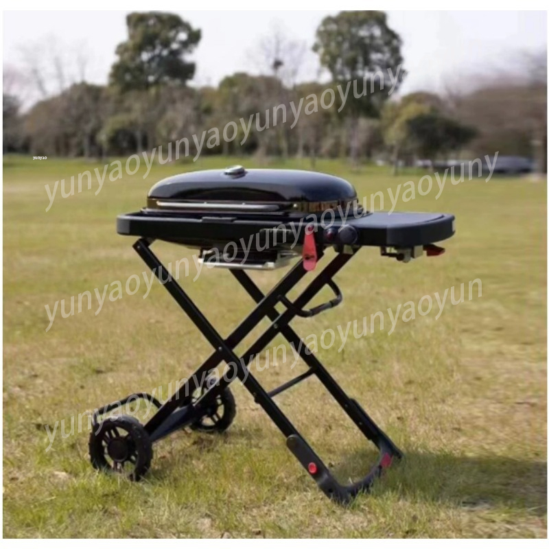 Camping Cooking Easy - ポータブル折りたたみ式屋外キャンプグリルパティオバーベキューストーブ、持ち運び簡単、ピクニック、裏庭、旅行、バーベキュー調理用クッカー