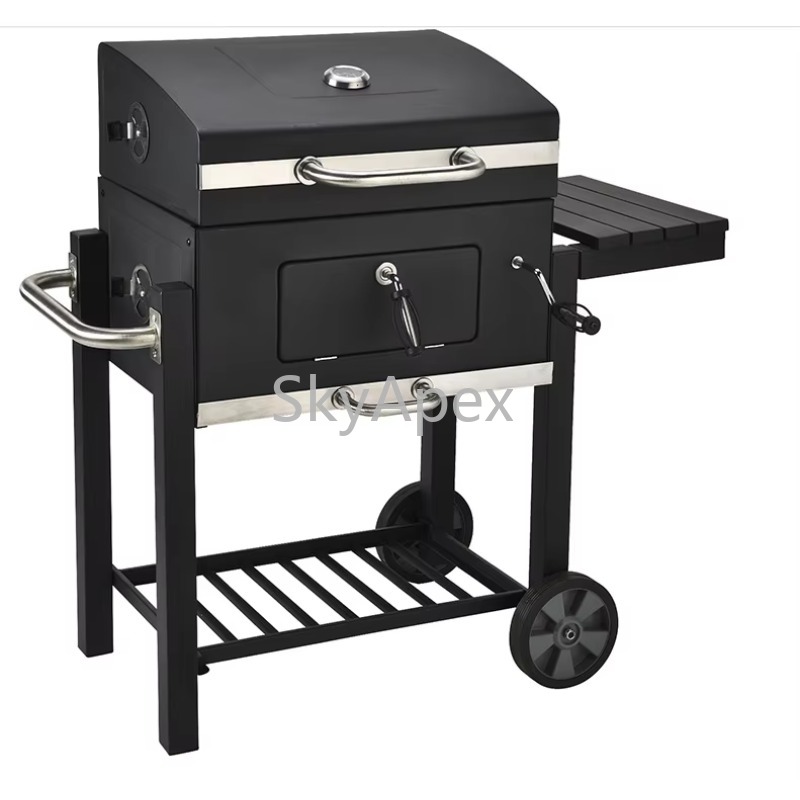 家庭用屋外パティオ裏庭調理ワゴン炭火バーベキューグリル高熱保 - Camping Cooking Easy のレビューと価格