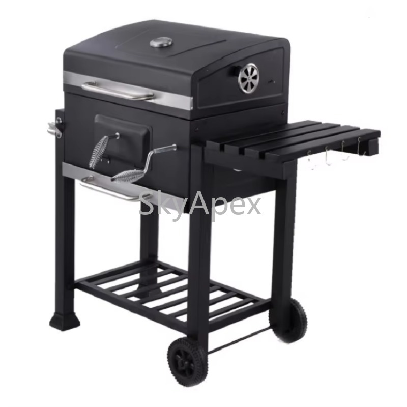 家庭用屋外パティオ裏庭調理ワゴン炭火バーベキューグリル高熱保 - Camping Cooking Easy のレビューと価格