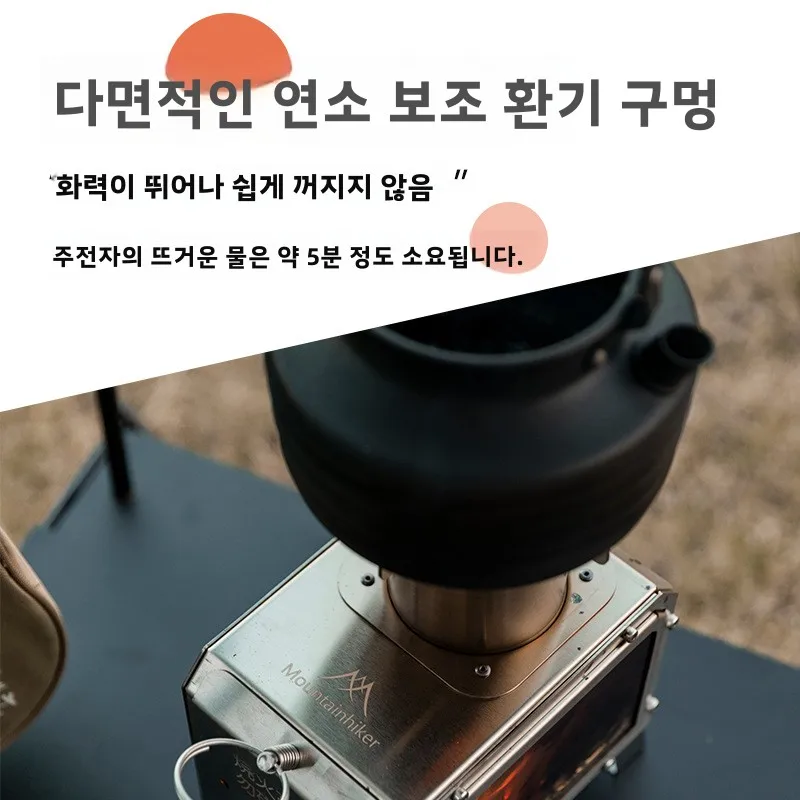 マウンテンハイカー ポータブル薪ストーブ スクエア型 ステン - Camping Cooking Grate のレビューと価格