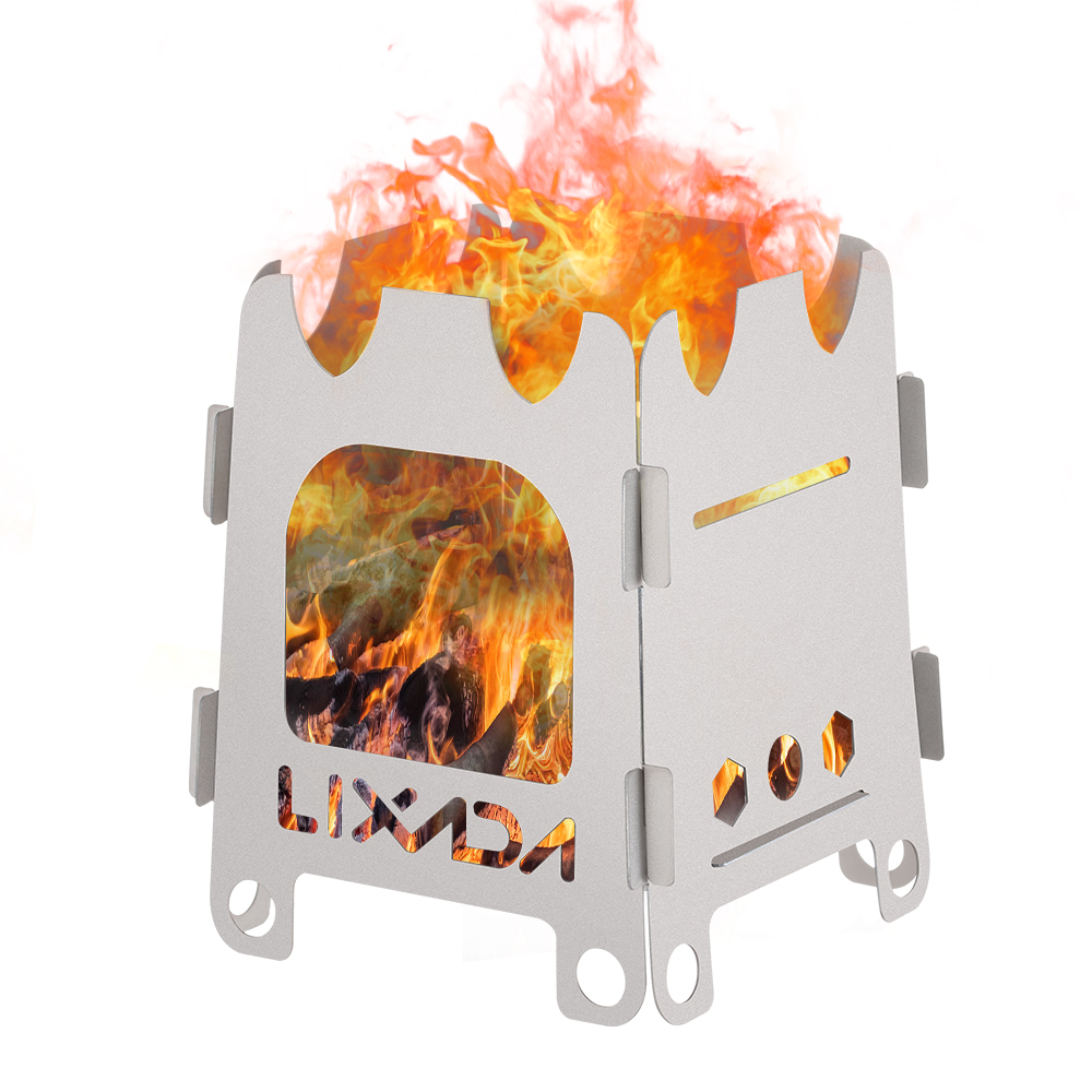 Lixada-ポータブルチタンおよびステンレス鋼の屋外キャン - Camping Cooking Grate のレビューと価格