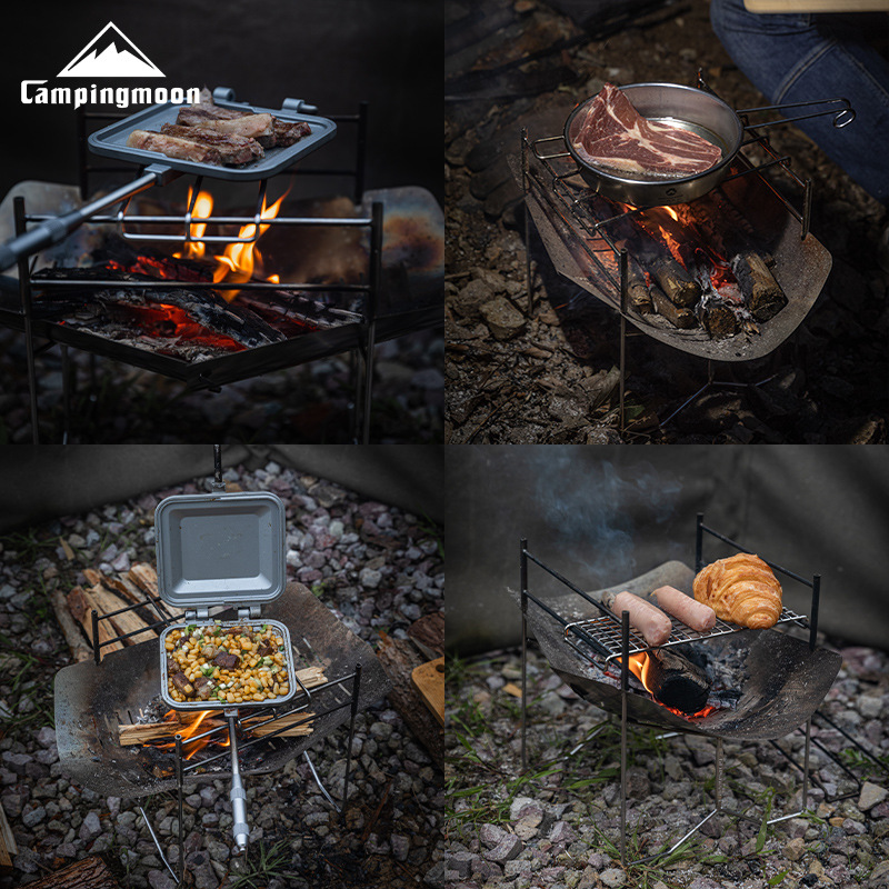 A4-Q 屋外用ポータブル暖炉 折りたたみ式焚き火台 キャン - Camping Cooking Grate のレビューと価格