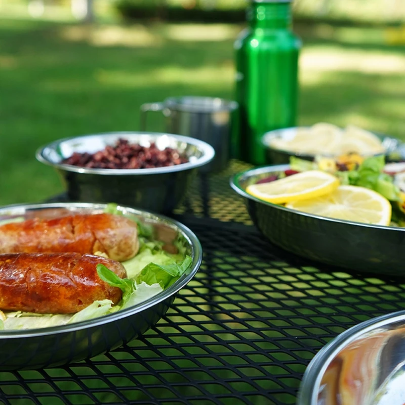 キャンプ料理ポータブルダイニングプレートセット、アウトドアキ - Camping Cooking Dining Set のレビューと価格