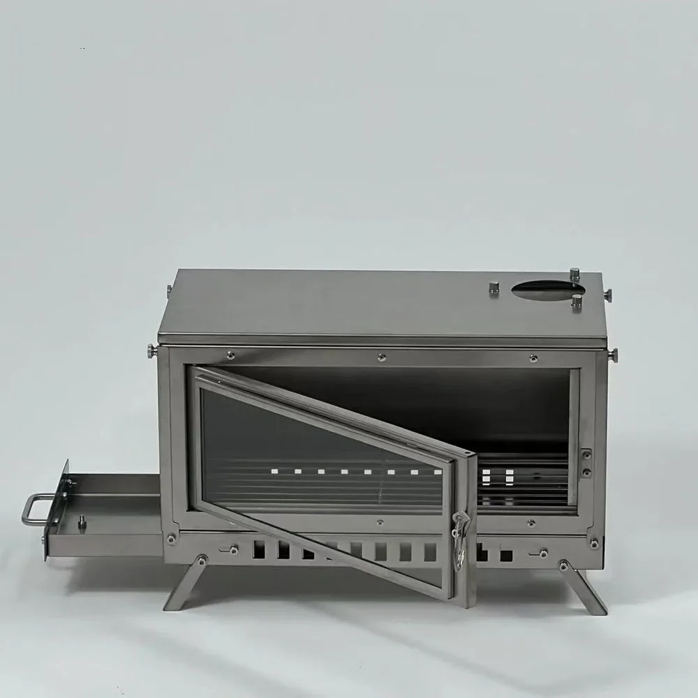 薪ストーブ テントストーブ 折りたたみ式 ポータブル 火鉢  - Camping Cooking Grate のレビューと価格