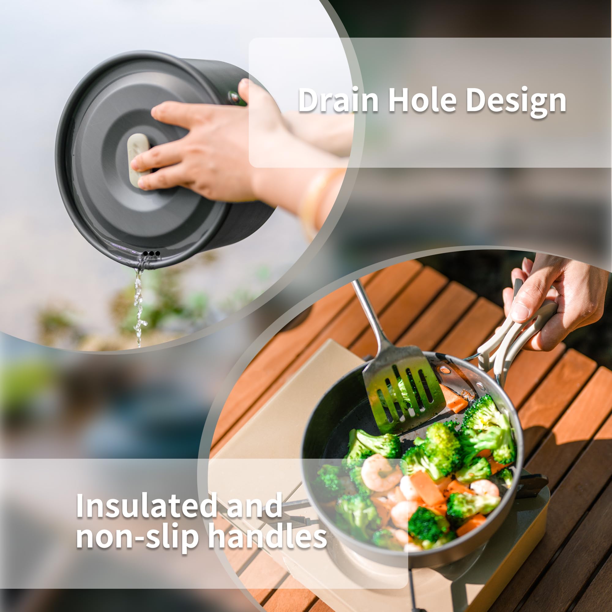 Naturehike キャンプ用スープポット調理器具 蓋付き - Camping Cooking Pot Large のレビューと価格