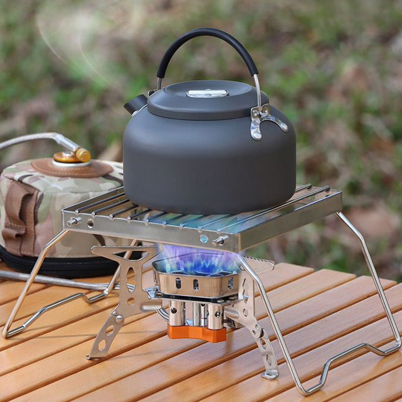 ステンレス製キャンプストーブセット - 折りたたみ式ポットラ - Camping Cooking Candle のレビューと価格