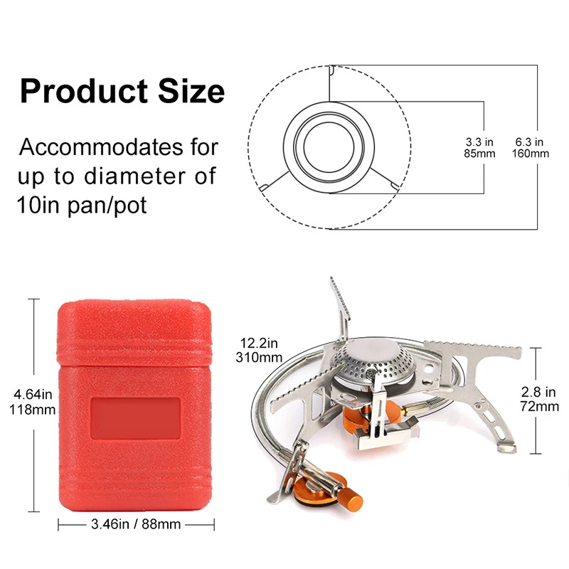 キャンプガスストーブポータブル折りたたみ屋外バックパッキング - Camping Cooking Grate のレビューと価格