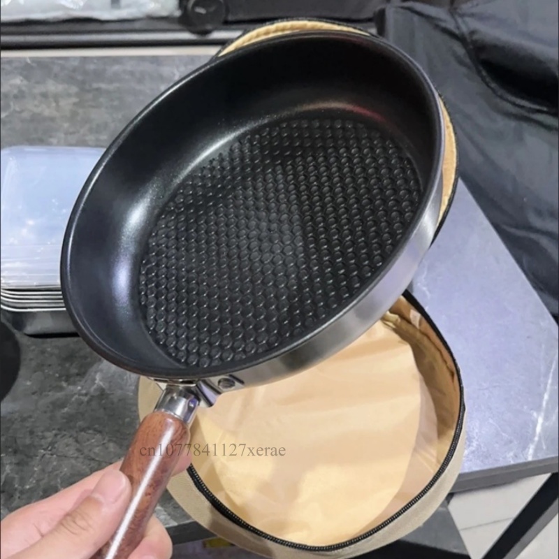 304 ステンレス鋼フライパン屋外多機能ノンスティックパンポ - Camping Cooking Candle のレビューと価格