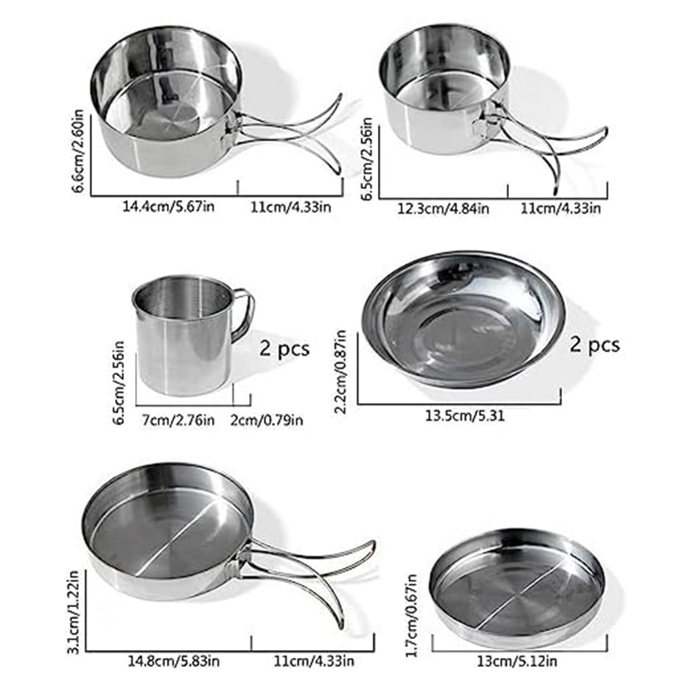 12.5 センチメートル D、5.7 センチメートル H キ - Camping Cooking Easy のレビューと価格