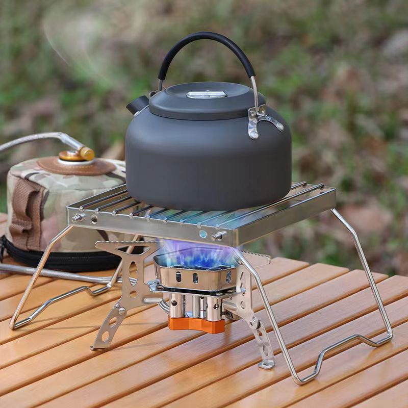 屋外ステンレス鋼ストーブホルダーキャンプポータブル折りたたみ - Camping Cooking Grate のレビューと価格