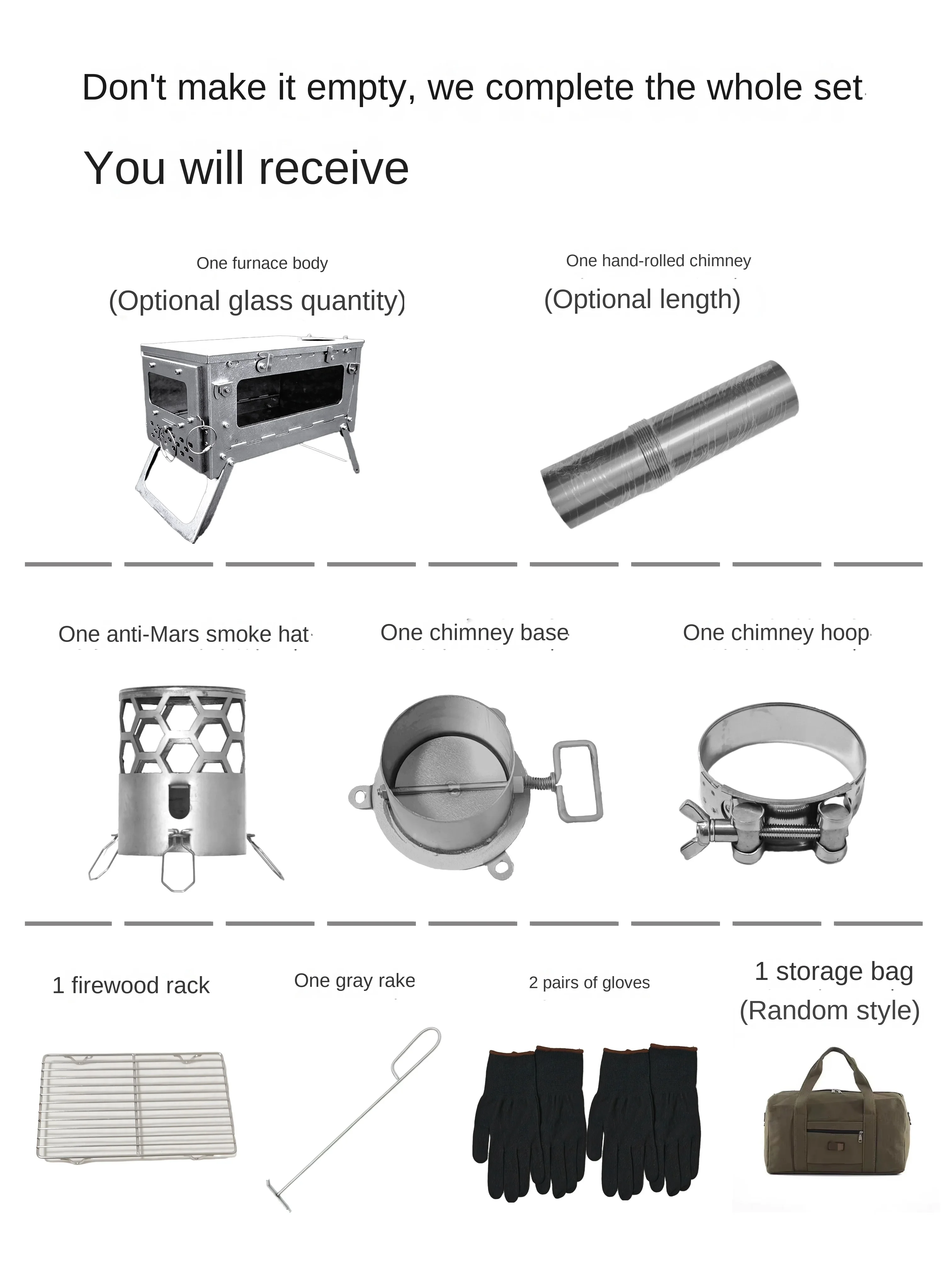 Wt star-tiチタン合金折りたたみ薪ストーブ,ストーブ - Camping Cooking Grate のレビューと価格
