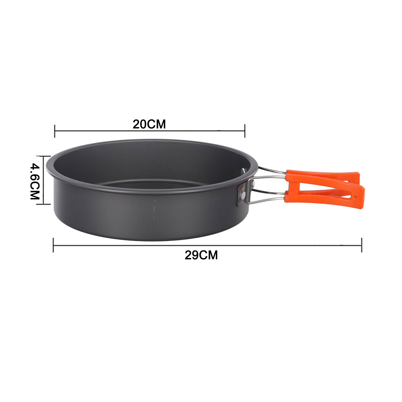 1個入りフライパン アルミナ製 素早く熱を伝導 2-3人用  - Camping Cooking Candle のレビューと価格