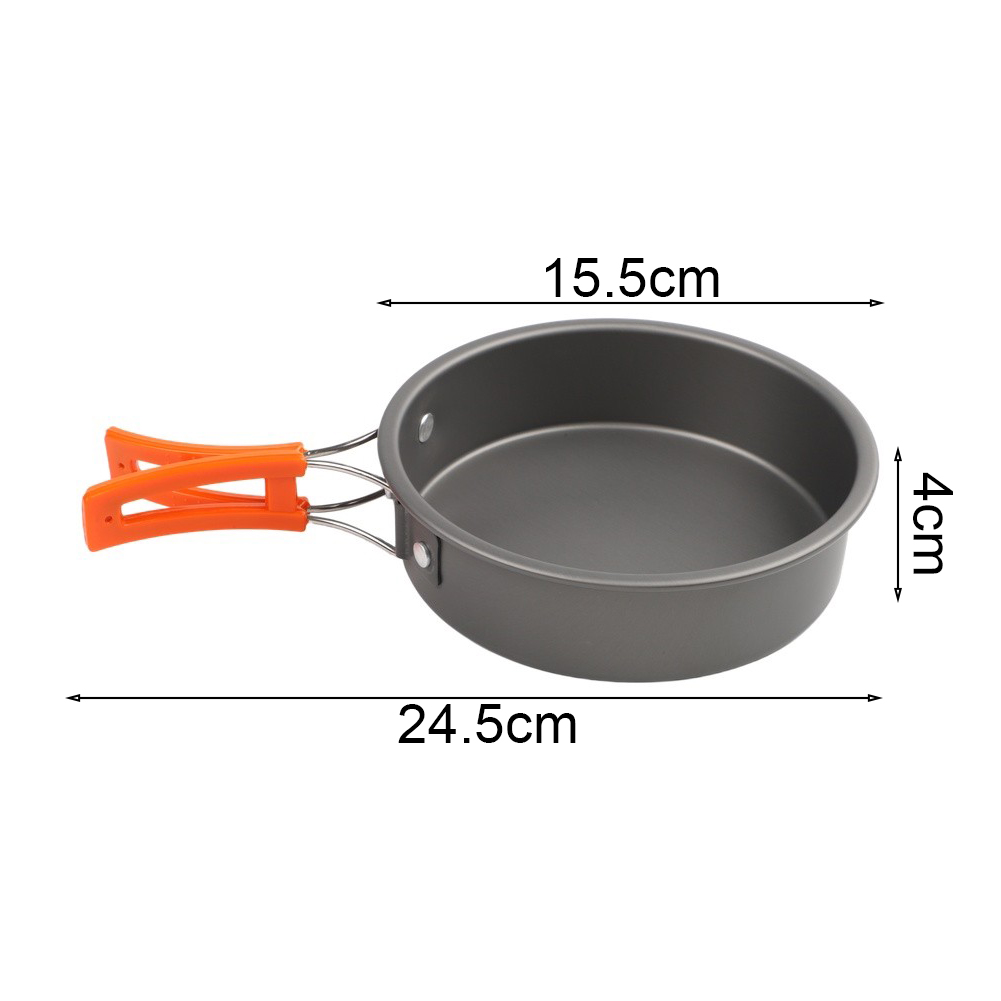 1個入りフライパン アルミナ製 素早く熱を伝導 2-3人用  - Camping Cooking Candle のレビューと価格
