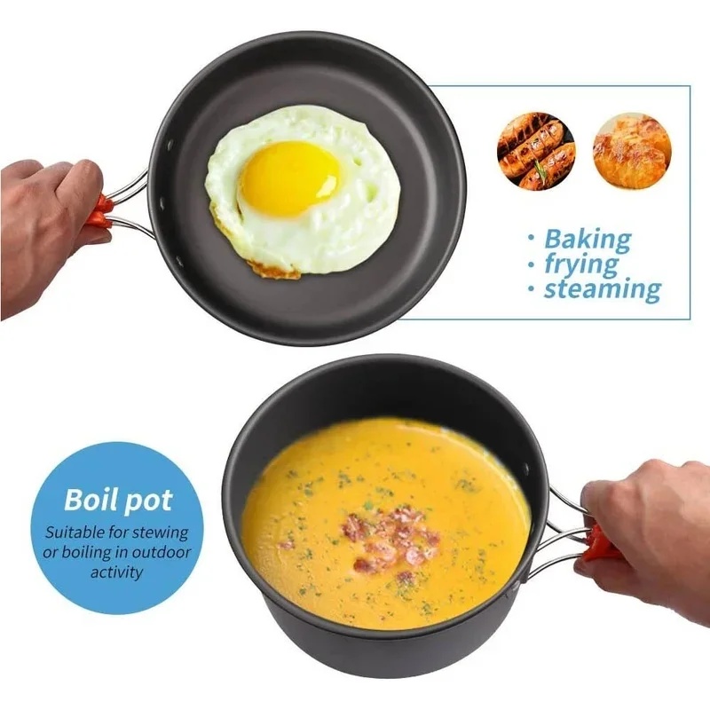 キャンプ用調理セット キャンプ用調理器具 旅行用食器 アウト - Camping Cooking Candle のレビューと価格