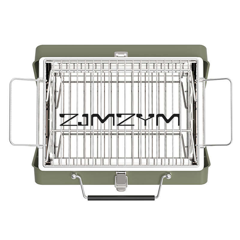折りたたみ式バーベキューグリル、高さ調節可能、メッシュグリル - Camping Cooking Grate のレビューと価格