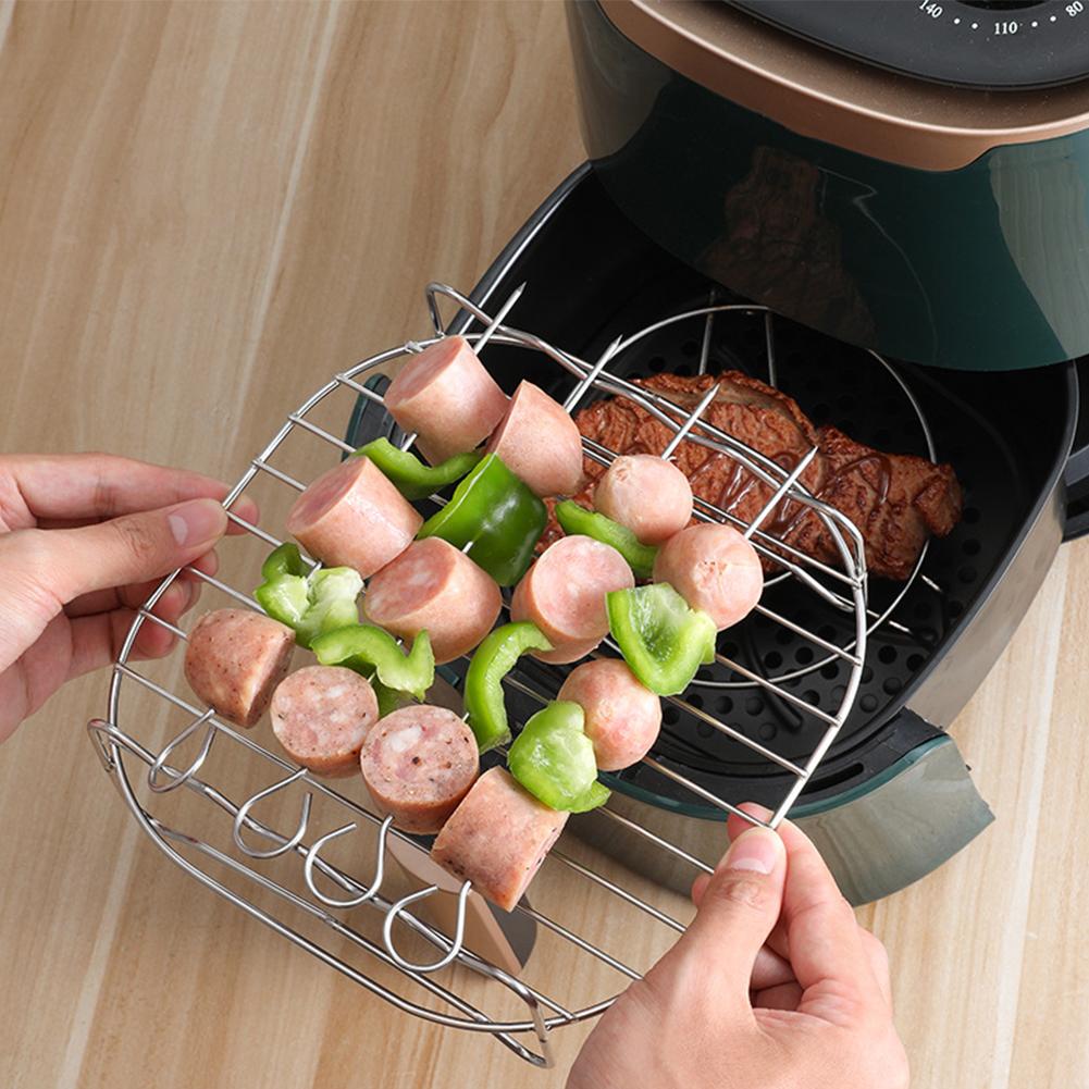 エアフライヤーオーブン用エアフライヤーラック、多目的ステンレ - Camping Cooking Grate のレビューと価格