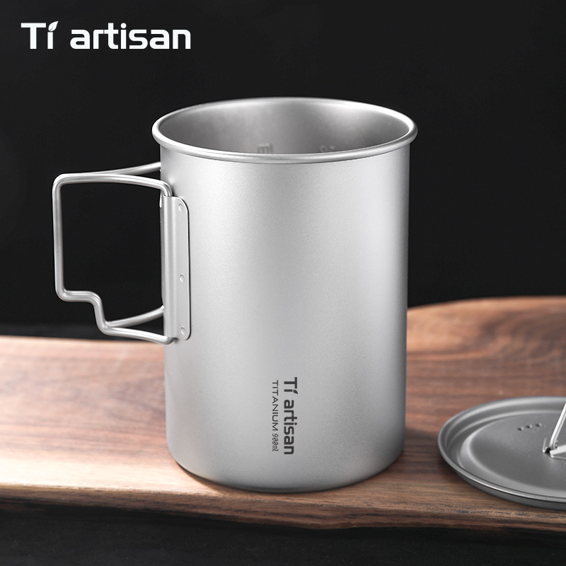 Tiartisan 750ml/900ml チタン製折りたた - Camping Cooking Pot Large のレビューと価格