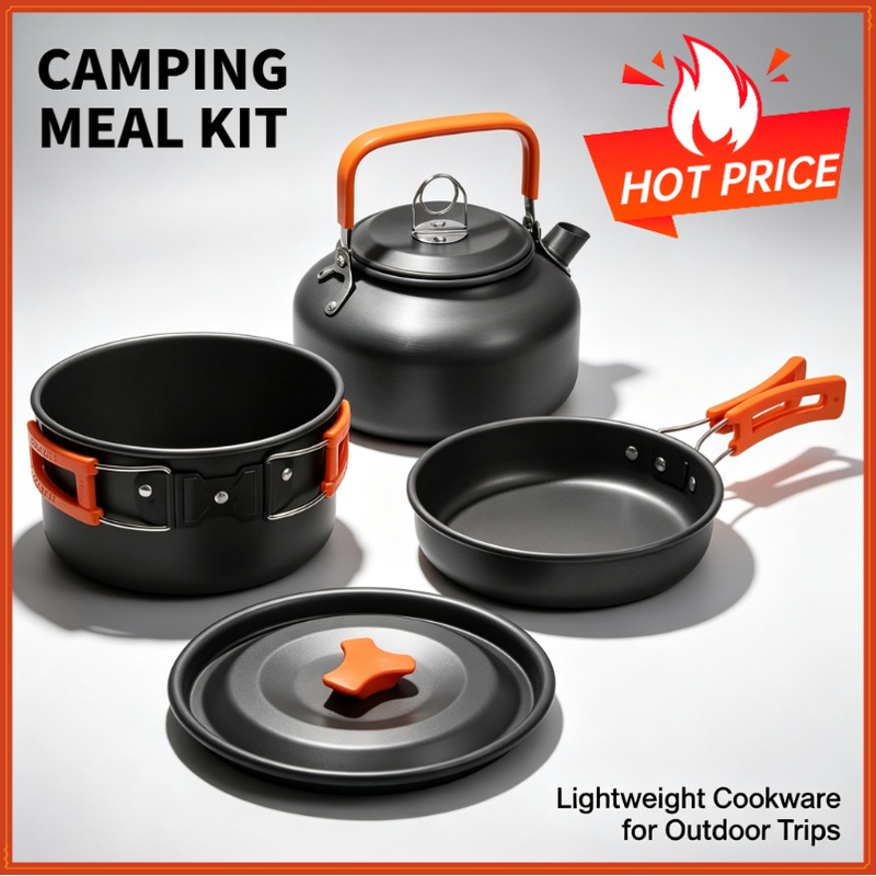 キャンプクッキングセット キャンプ調理器具 旅行用食器 アウ - Camping Cooking Candle のレビューと価格